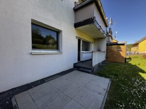 Terrasse mit Balkon
