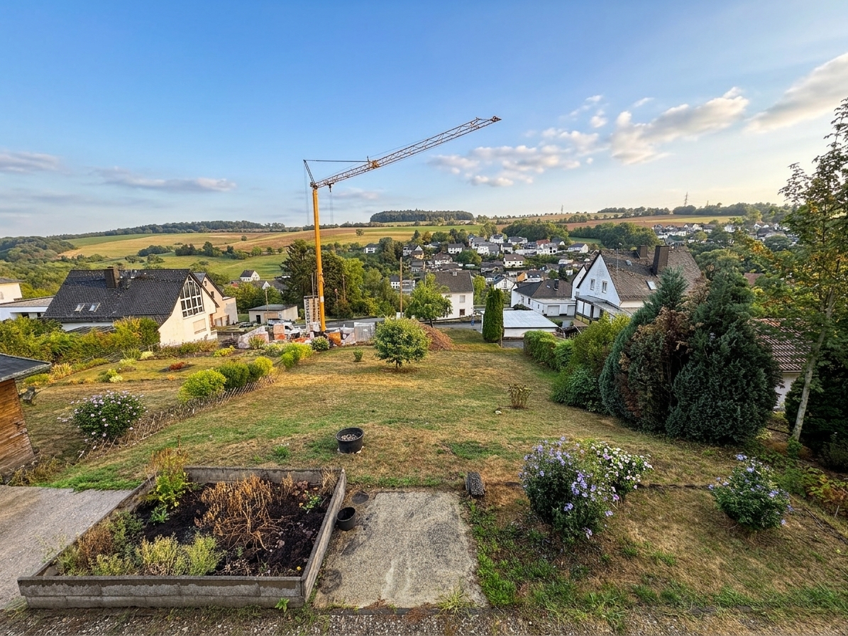Ausblick Balkon